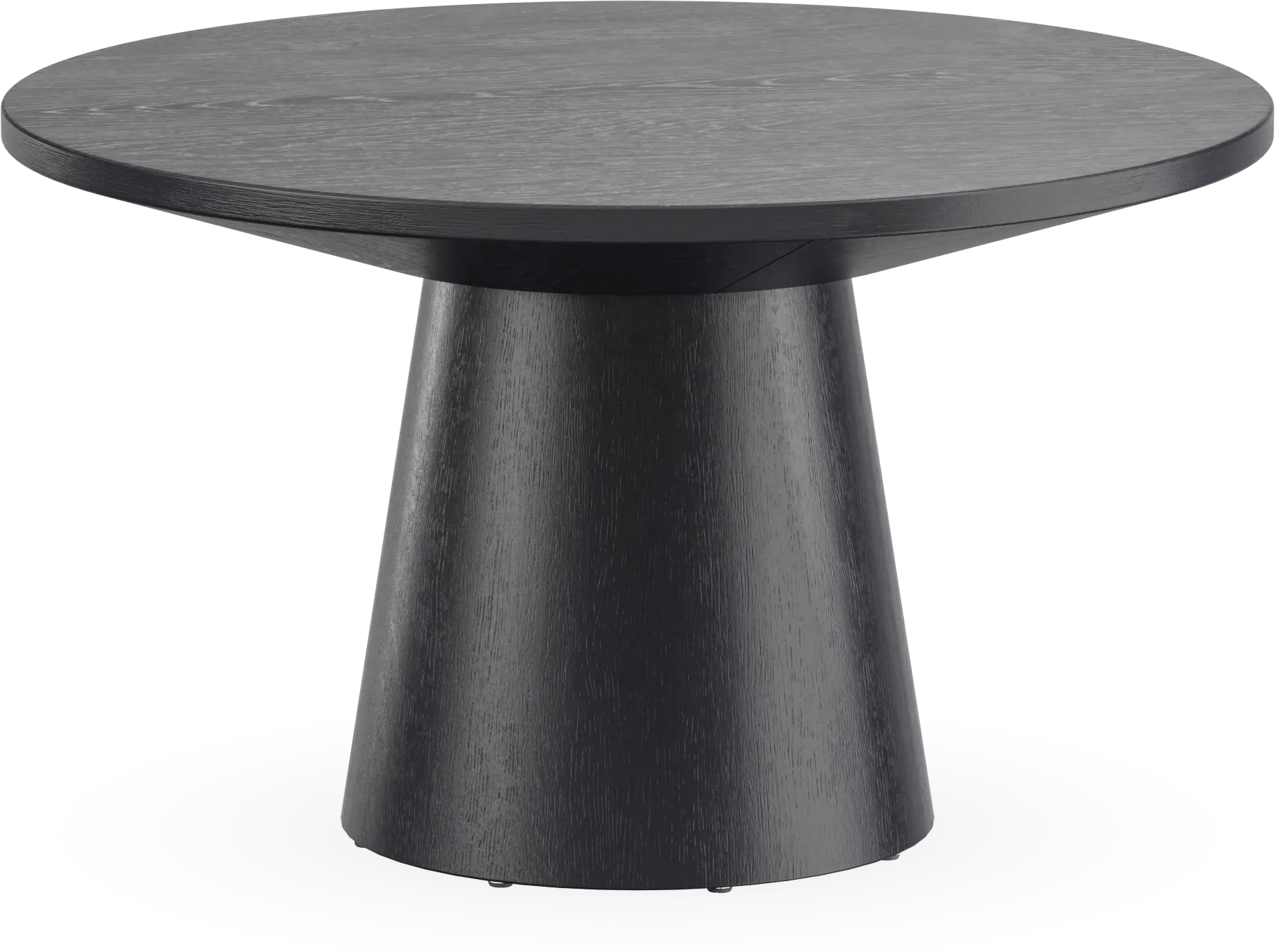 Kendall Black 29" Round Cocktail Table - Thumbnail - Image 1