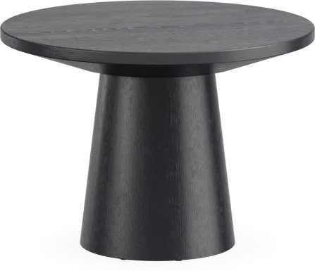 Kendall Black 22" Round Cocktail Table