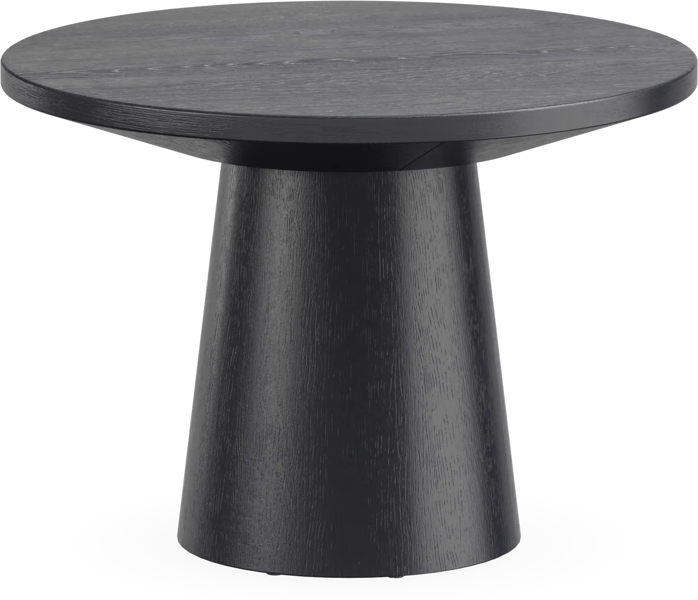 Kendall Black 22" Round Cocktail Table - Image 1