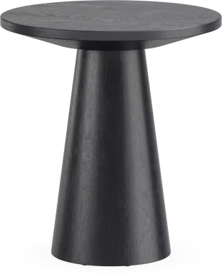 Kendall Black Round End Table