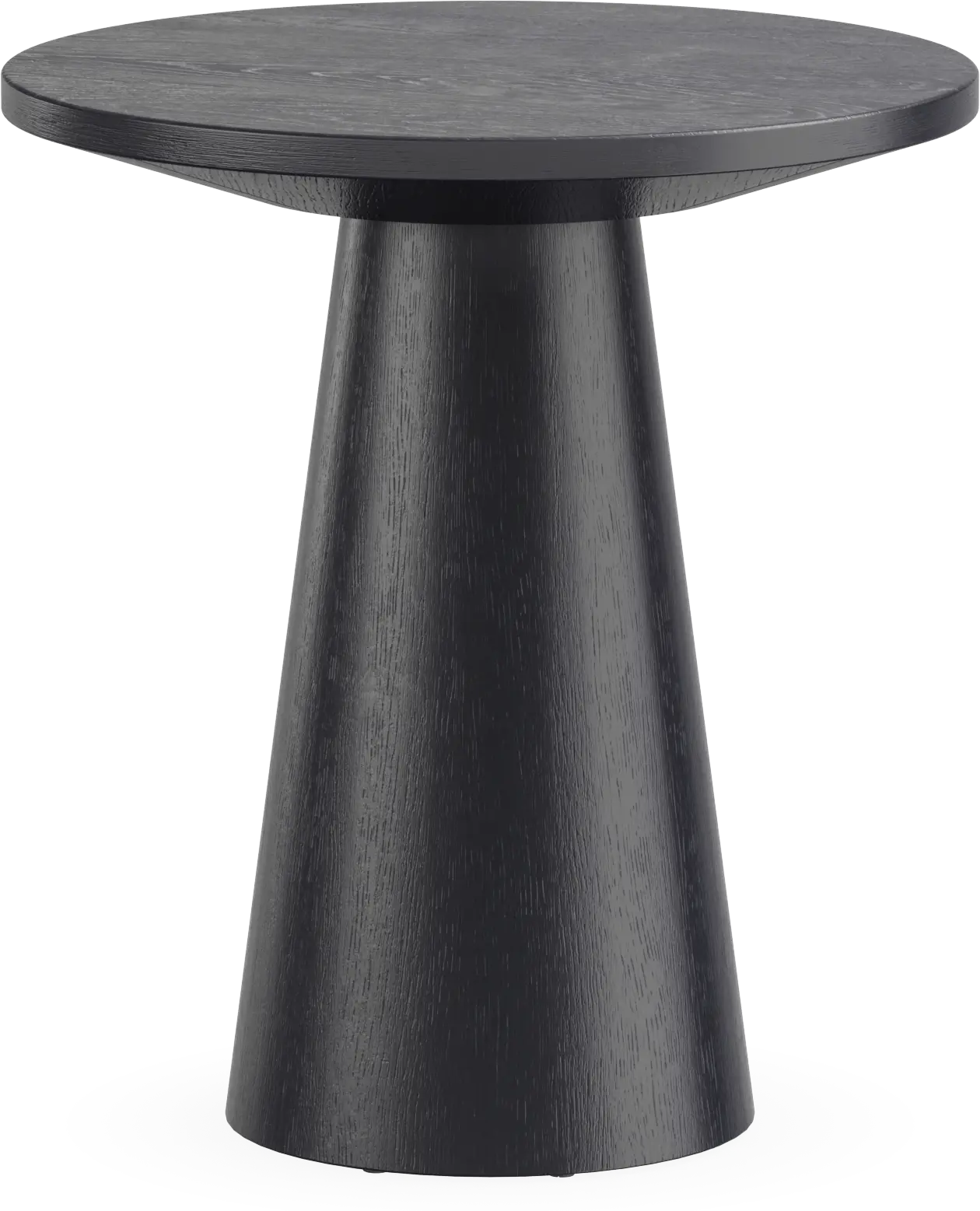 Kendall Black Round End Table