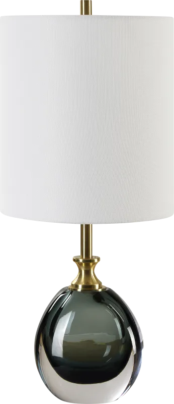 Irene Hills Teal Lamp