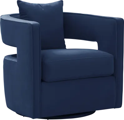 Endalyn Navy Accent Chair