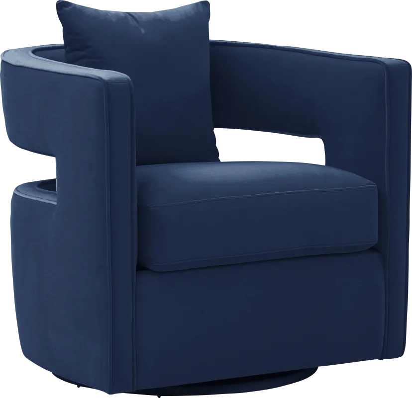 Endalyn Navy Accent Chair