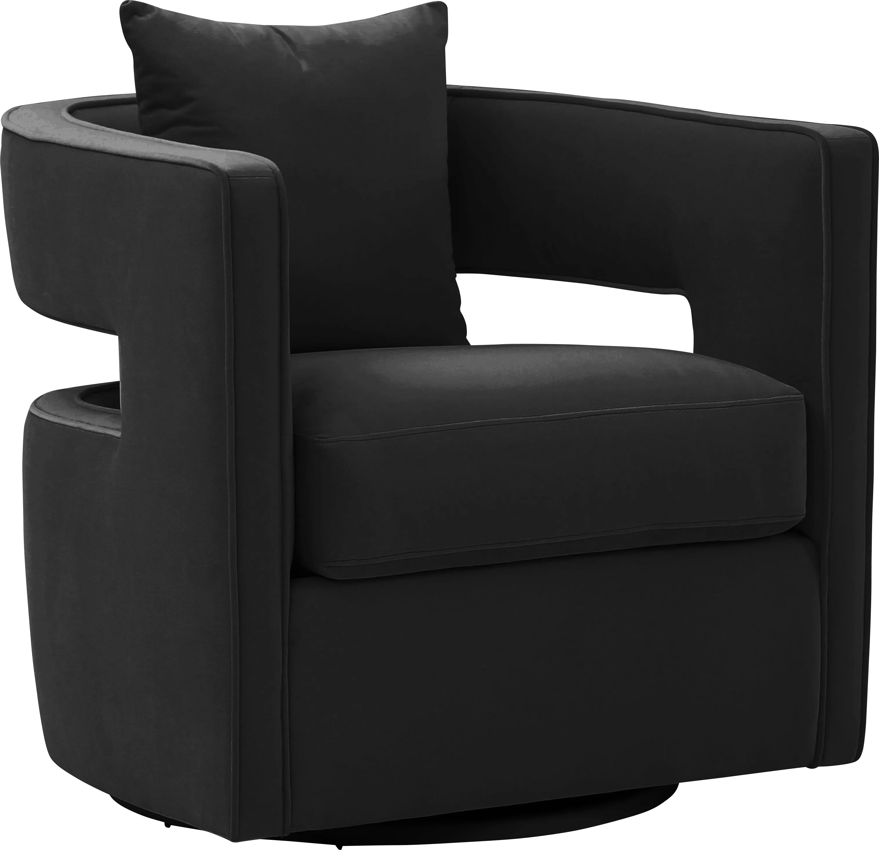Endalyn Black Accent Chair - Thumbnail - Image 1
