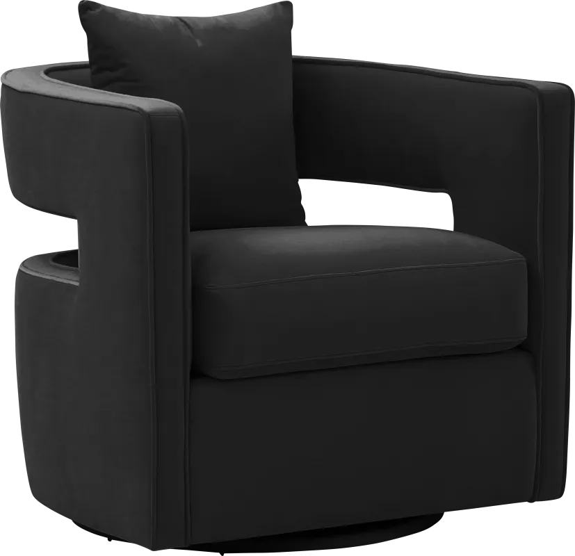 Endalyn Black Accent Chair