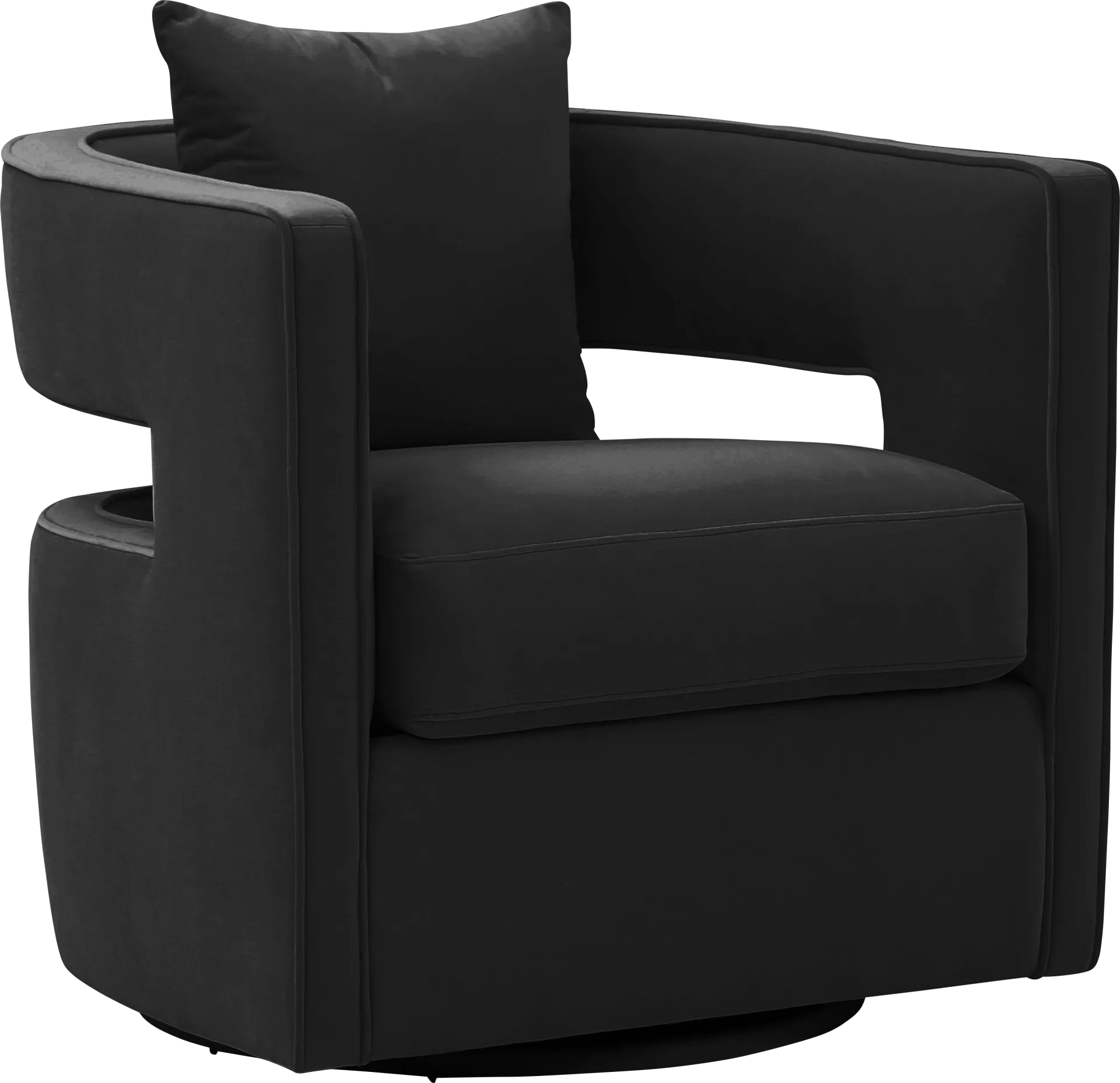 Endalyn Black Accent Chair - Image 1