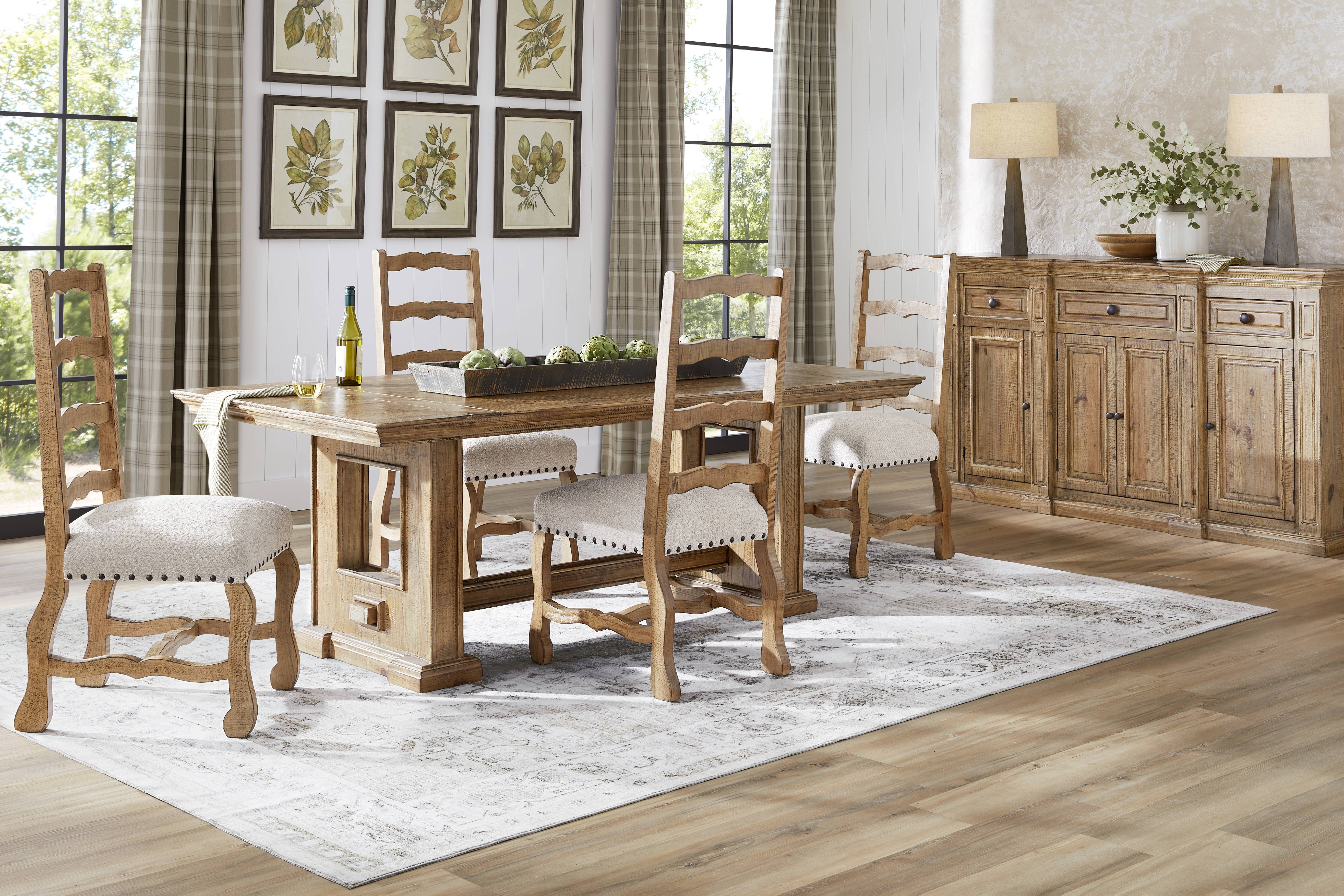 Briar Hill Natural 5 Pc Dining Room - Thumbnail - Image 1