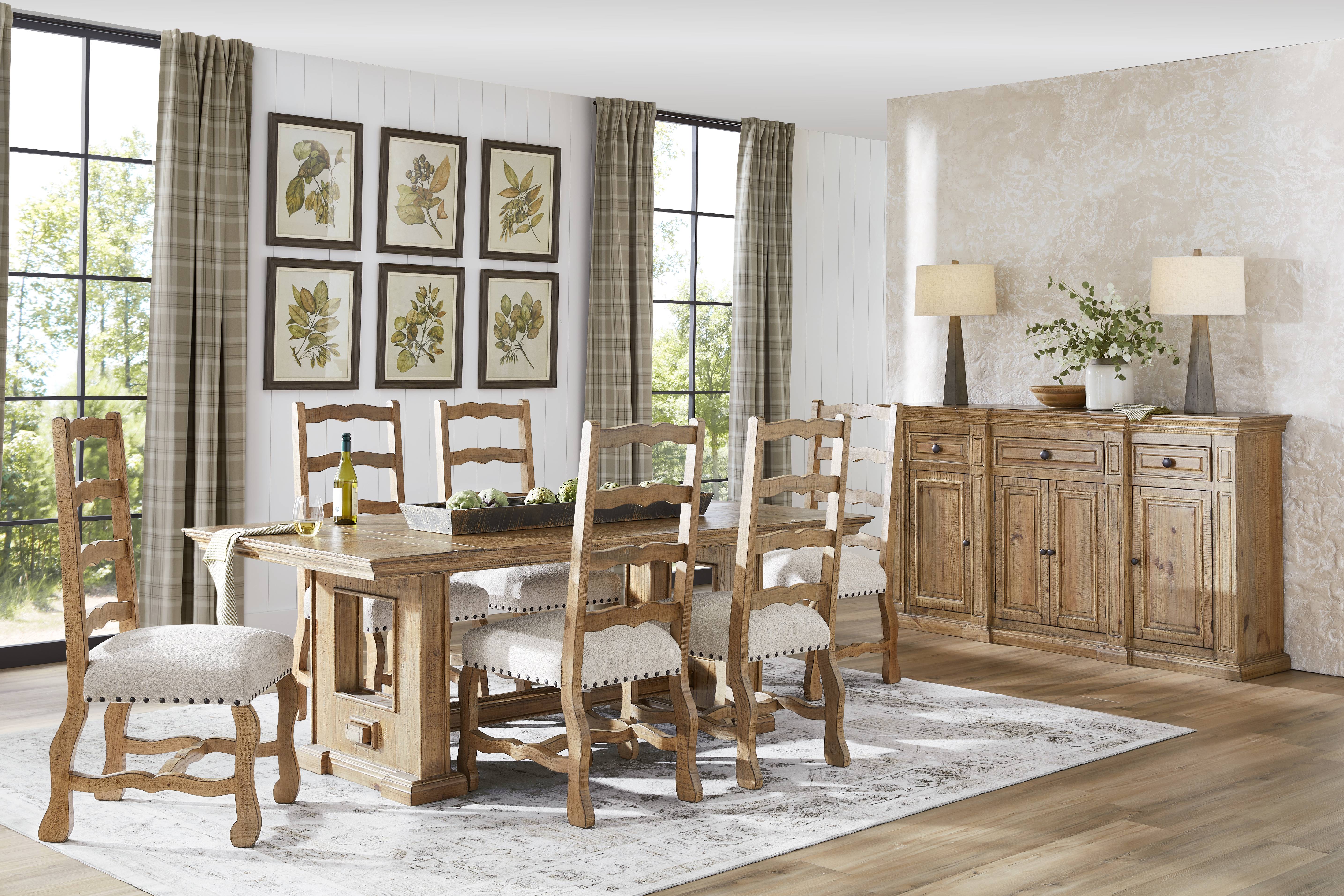 Briar Hill Natural 5 Pc Dining Room - Thumbnail - Image 1