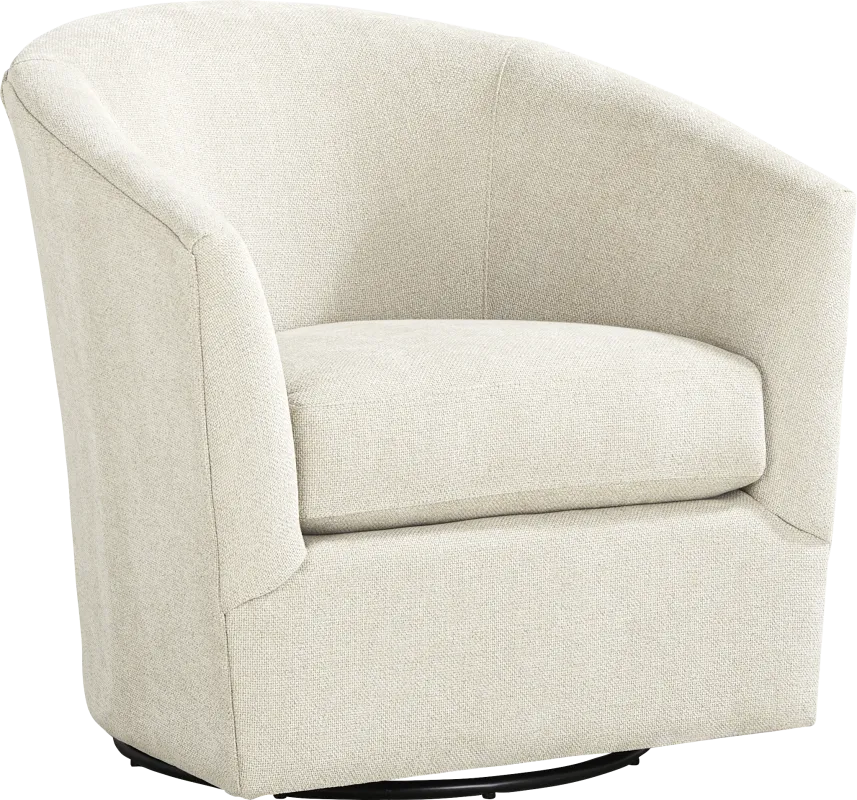 Soho Place Beige Swivel Chair