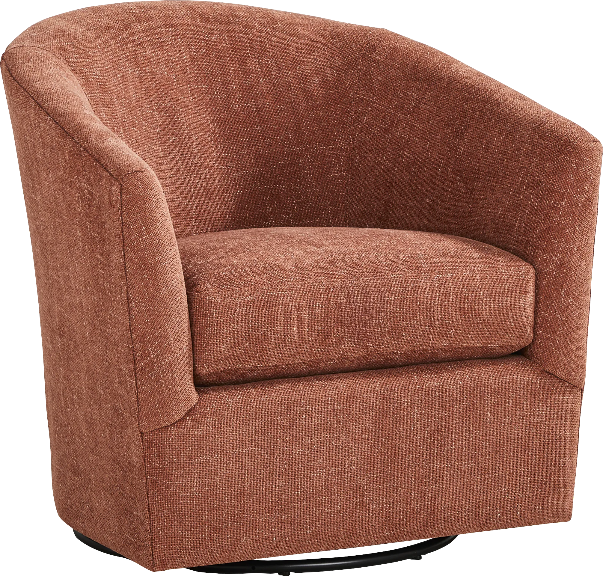 Soho Place Russet Swivel Chair - Thumbnail - Image 1