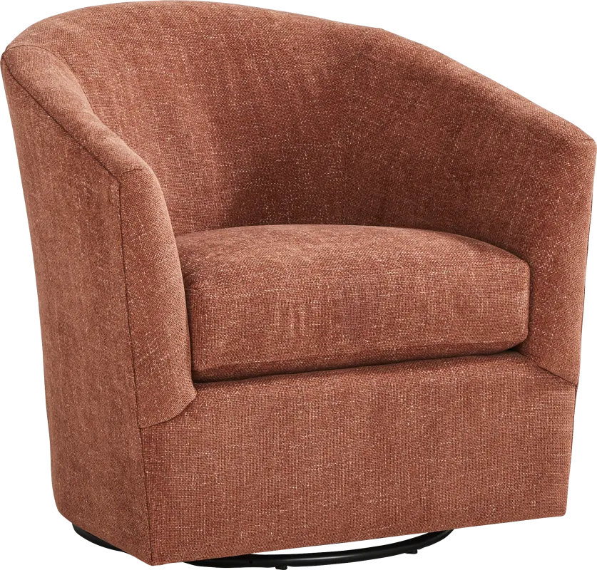 Soho Place Russet Swivel Chair