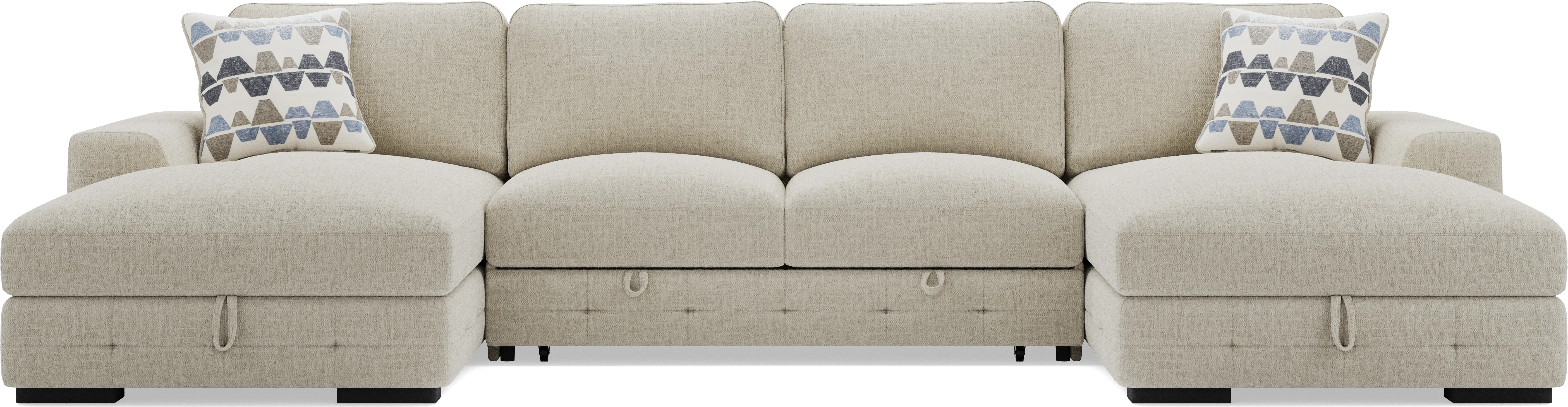 Marcola Sand 3 Pc Sleeper Sectional - Thumbnail - Image 1