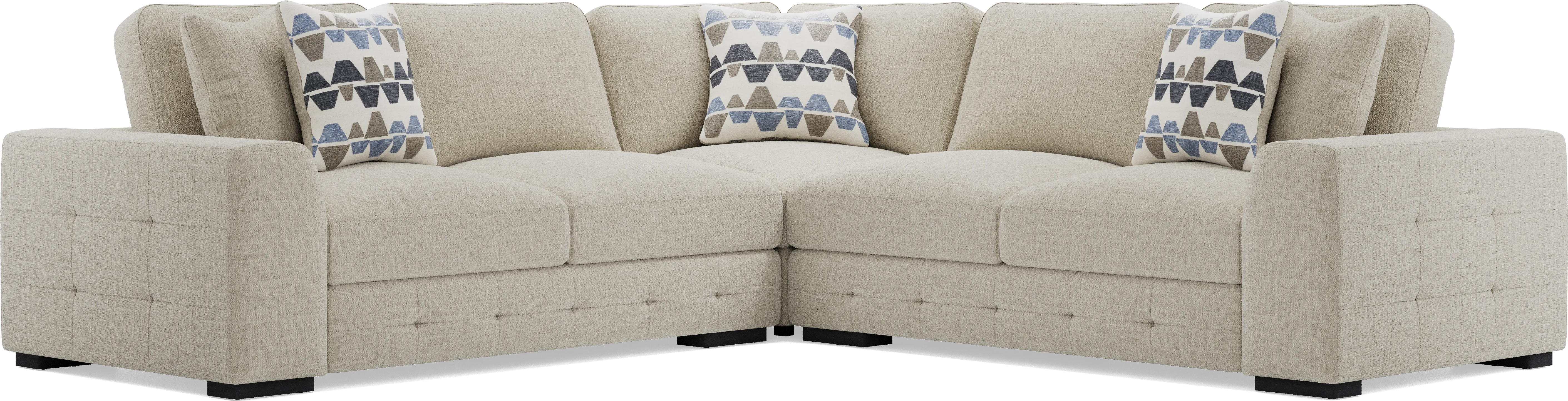 Marcola Sand 3 Pc Sectional - Thumbnail - Image 1