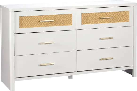 Tigerbank White Dresser