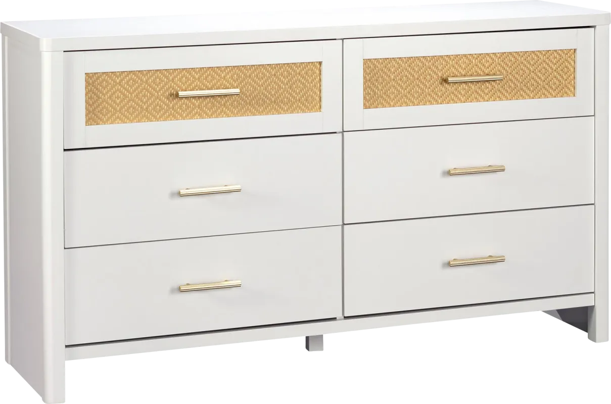 Tigerbank White Dresser
