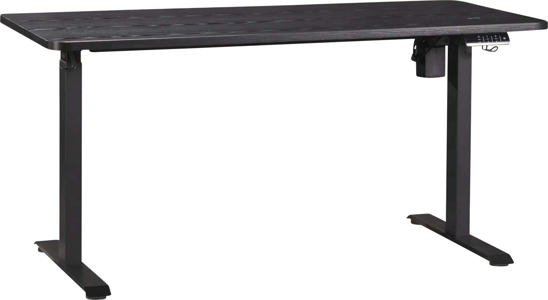 Maplelife Black Adjustable Height Desk