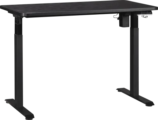 Globalgold Black Adjustable Height Desk
