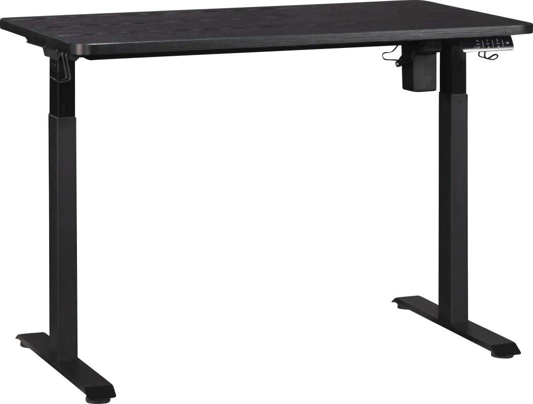 Globalgold Black Adjustable Height Desk