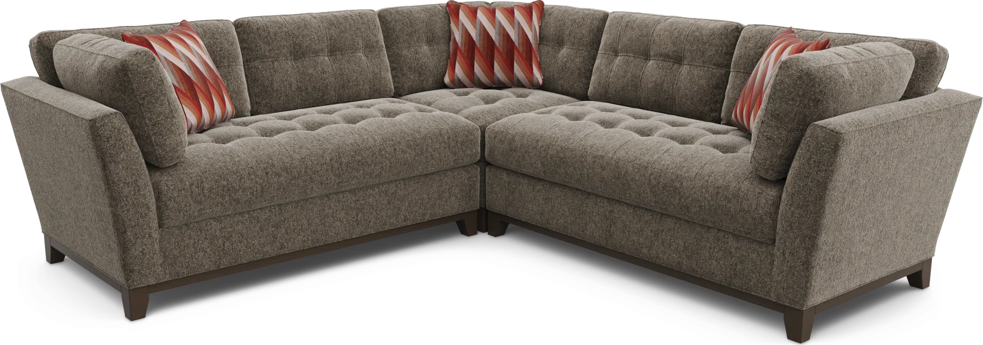 Weston Mink 3 Pc Sectional - Image 1
