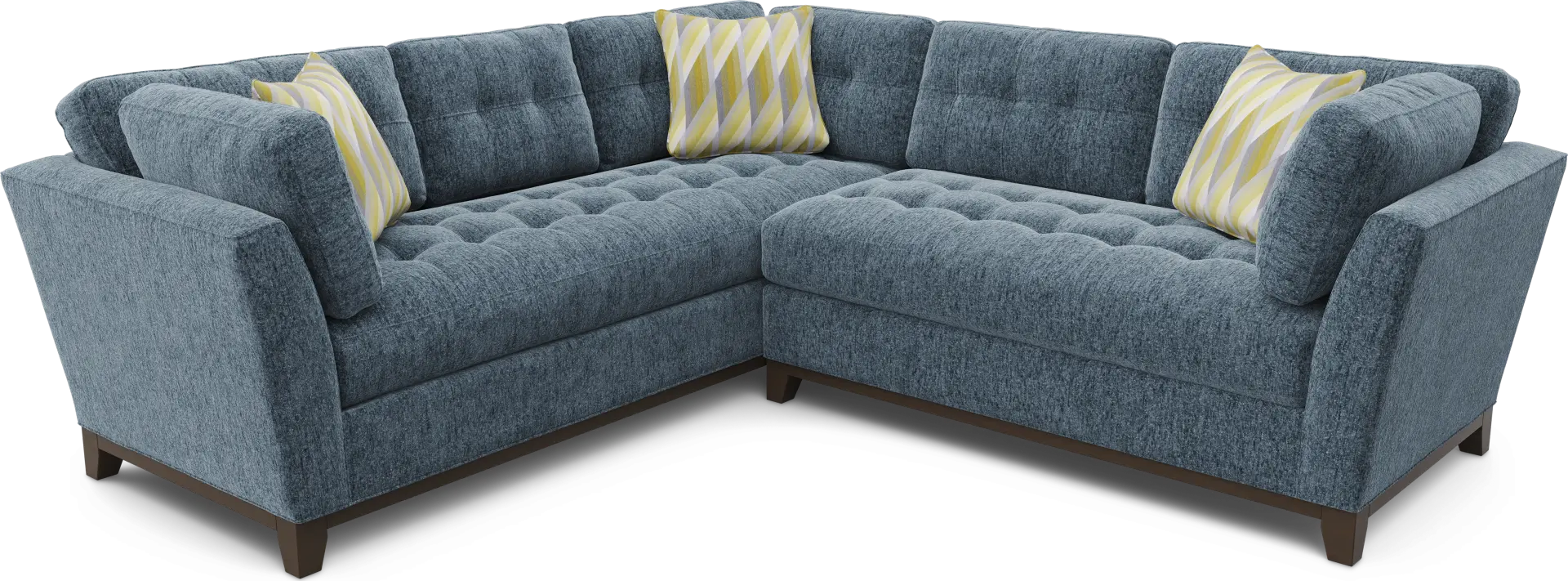 Weston Navy 2 Pc Sectional