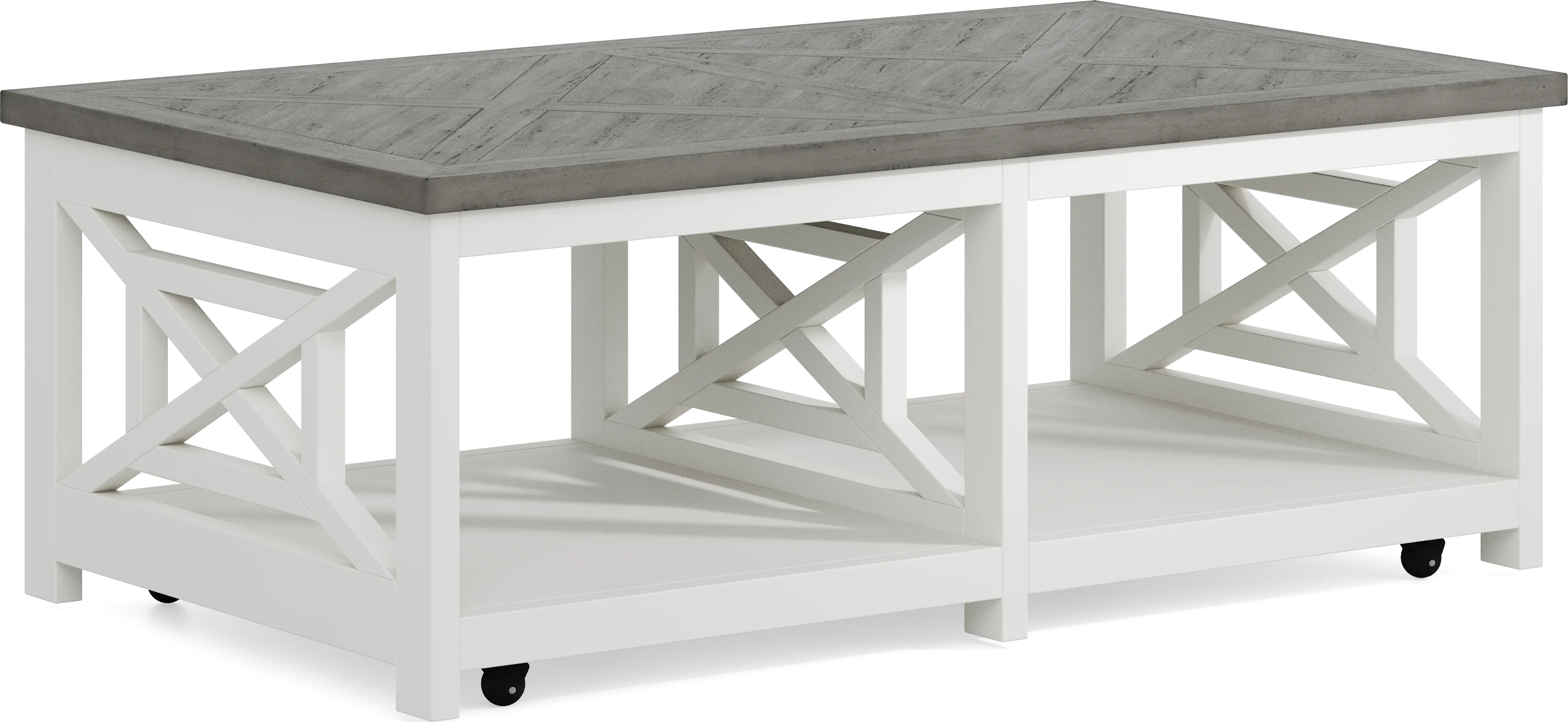 Danusa White Cocktail Table - Thumbnail - Image 1