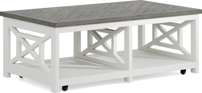 Danusa White Cocktail Table