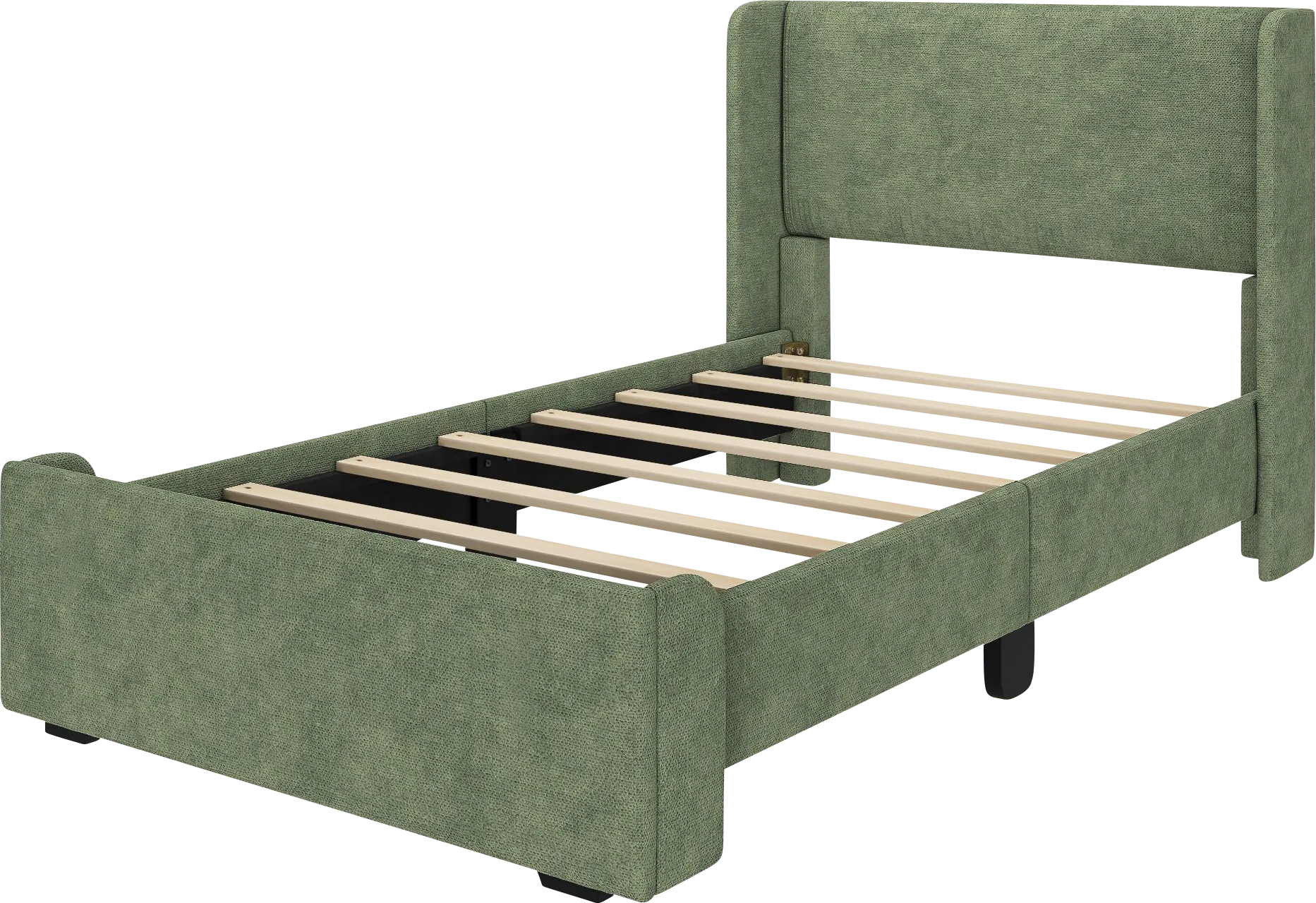 Kids Haso Green Twin Bed - Image 1