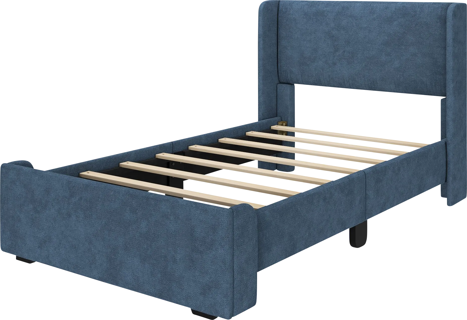 Kids Haso Blue Twin Bed - Thumbnail - Image 1