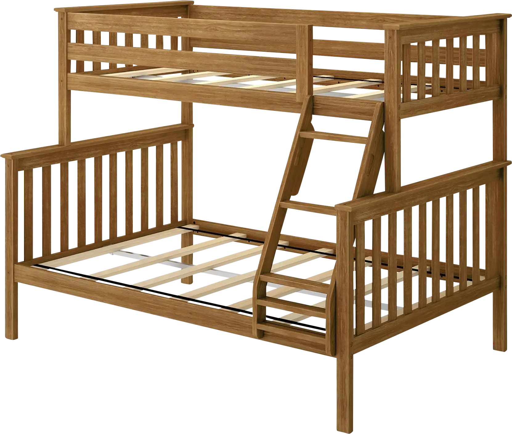 Kids Lilose II Pecan Twin/Full Bunk Bed