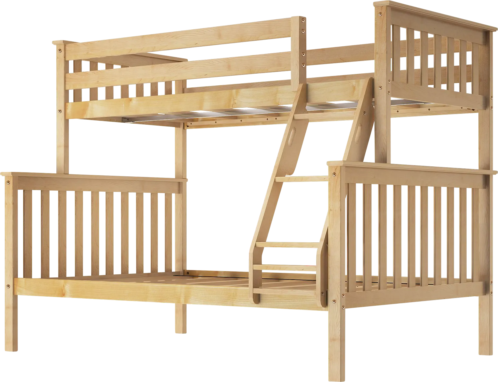 Kids Lilose II Natural Twin/Full Bunk Bed - Thumbnail - Image 1