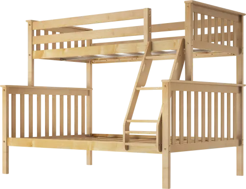 Kids Lilose II Natural Twin/Full Bunk Bed