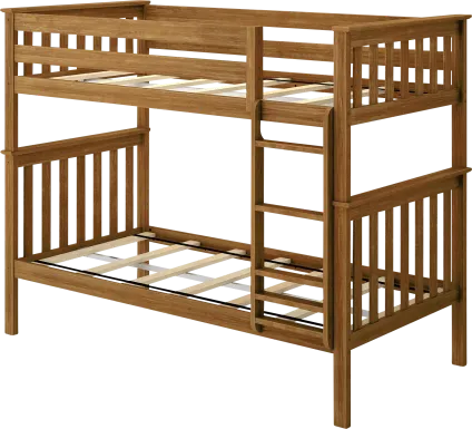 Kids Lilose I Pecan Twin/Twin Bunk Bed