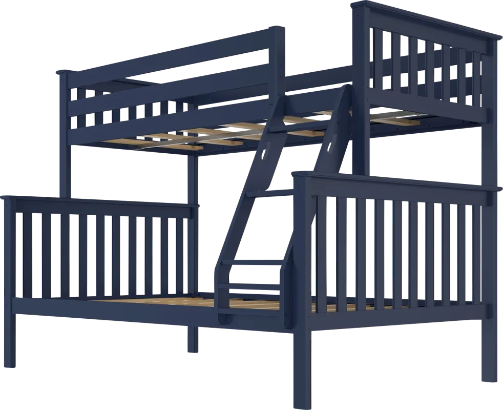 Kids Lilose II Blue Twin/Full Bunk Bed