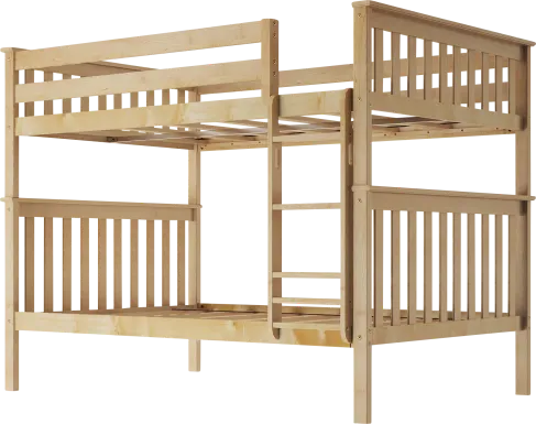 Kids Lilose III Natural Full/Full Bunk Bed