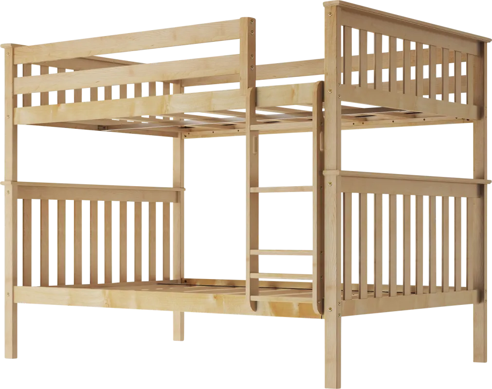 Kids Lilose III Natural Full/Full Bunk Bed
