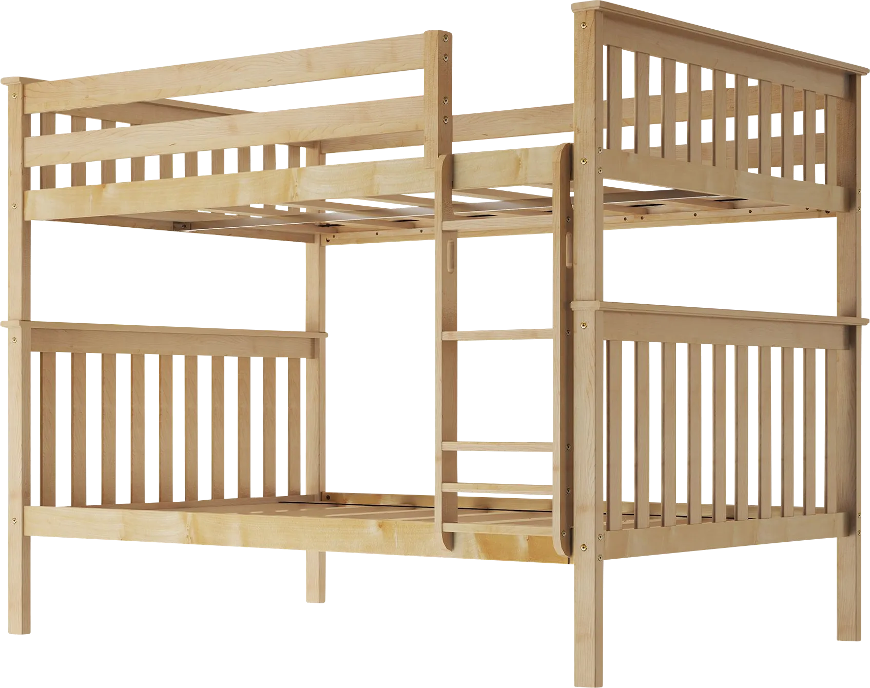Kids Lilose III Natural Full/Full Bunk Bed - Image 1