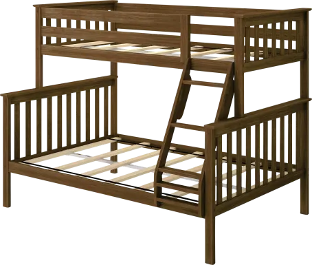 Kids Lilose II Walnut Twin/Full Bunk Bed