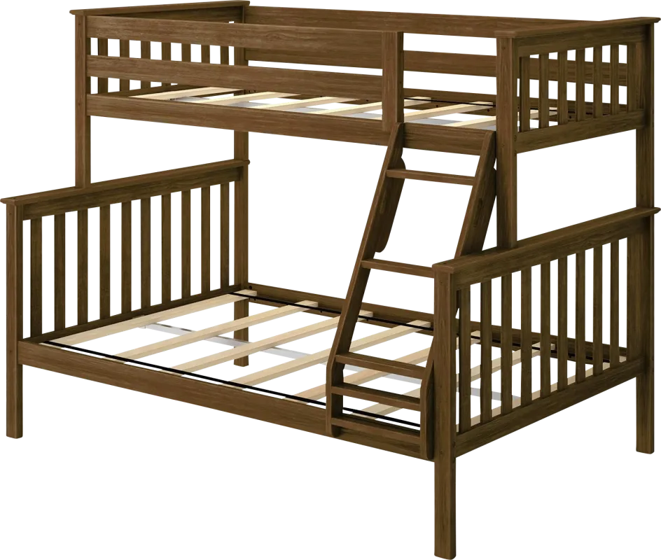 Kids Lilose II Walnut Twin/Full Bunk Bed