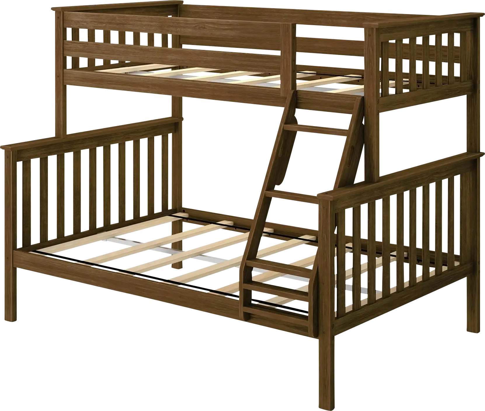 Kids Lilose II Walnut Twin/Full Bunk Bed