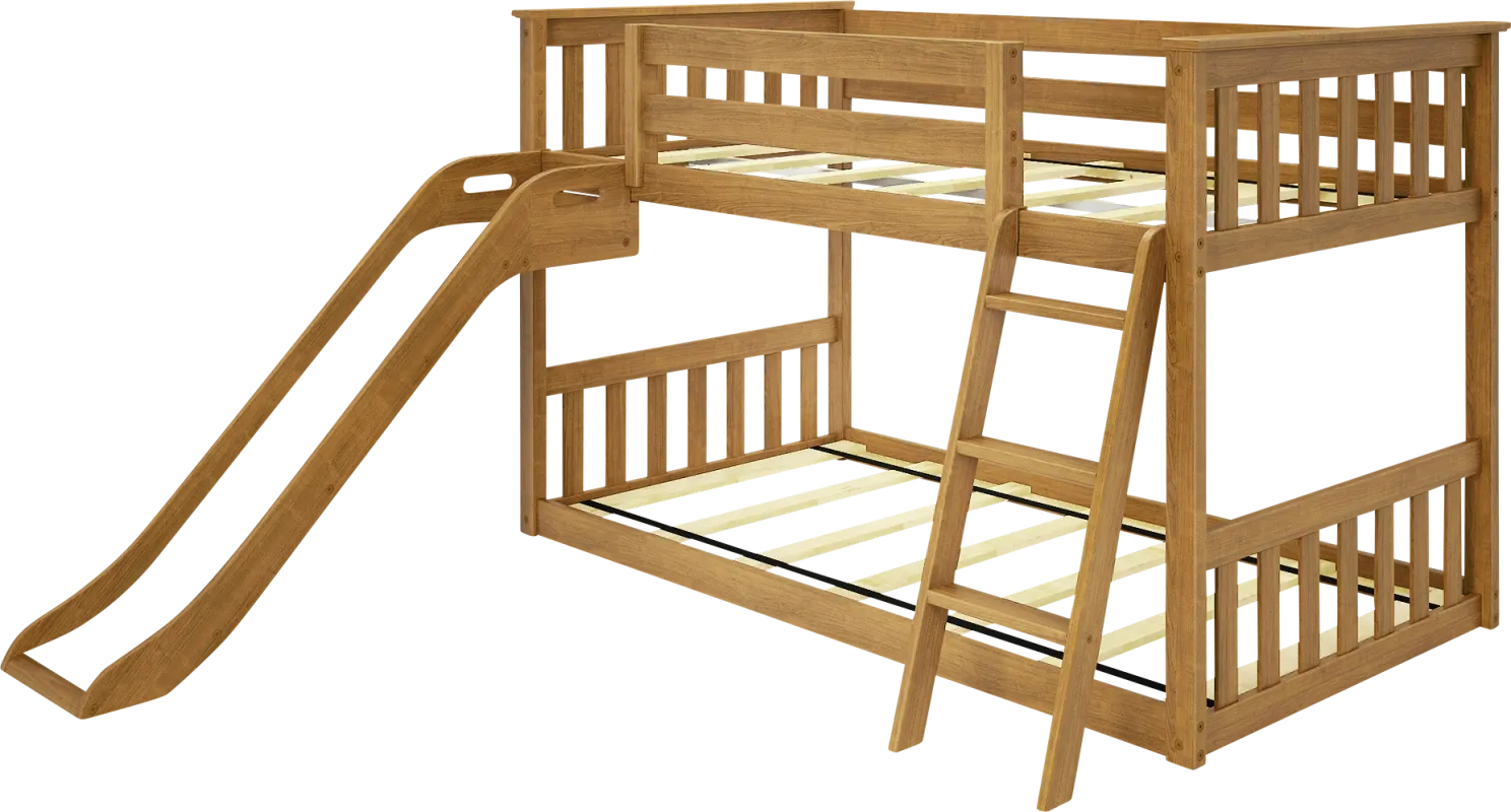 Kids Ozola Pecan Twin/Twin Bunk Bed