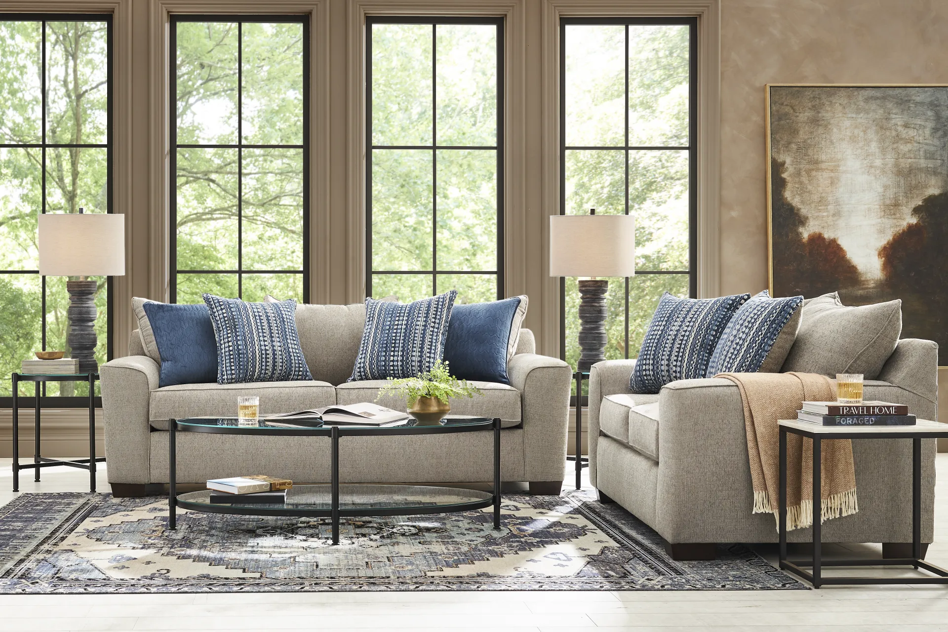 Chambers Gray Sofa - Image 2