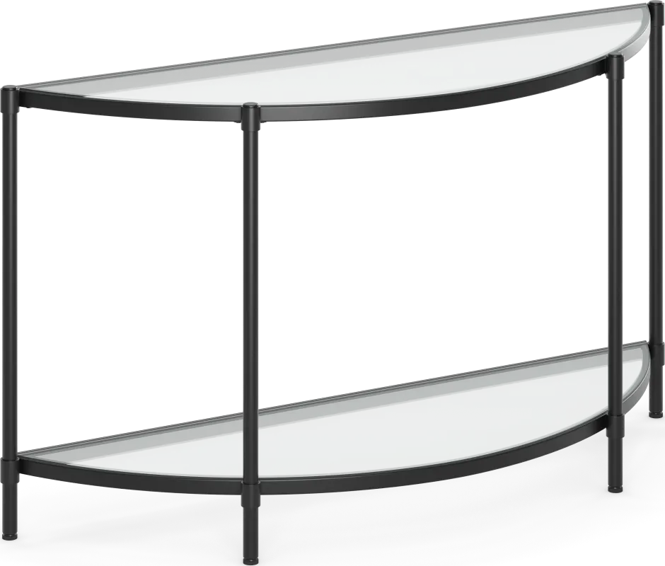 Alva Black Sofa Table