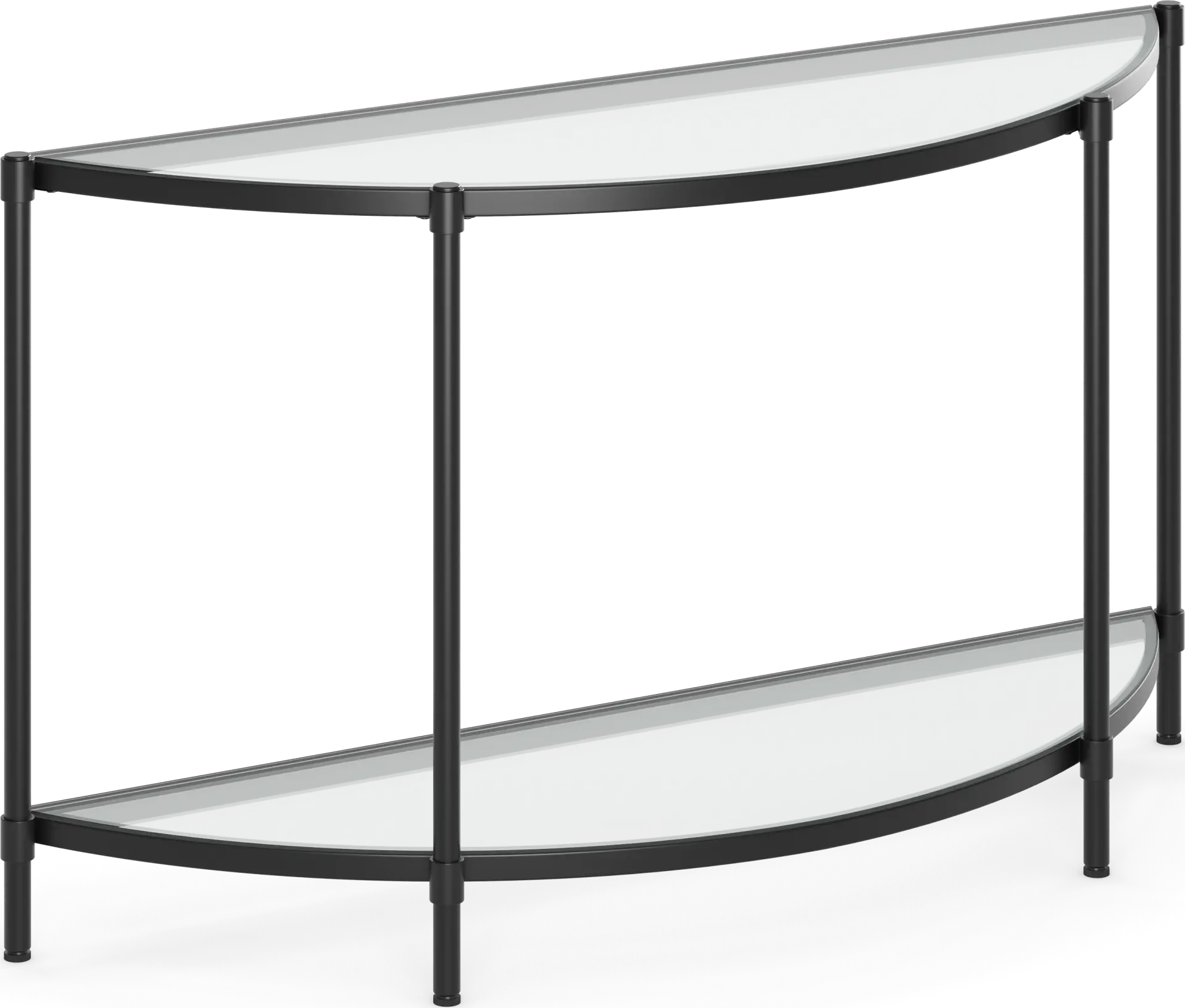 Alva Black Sofa Table