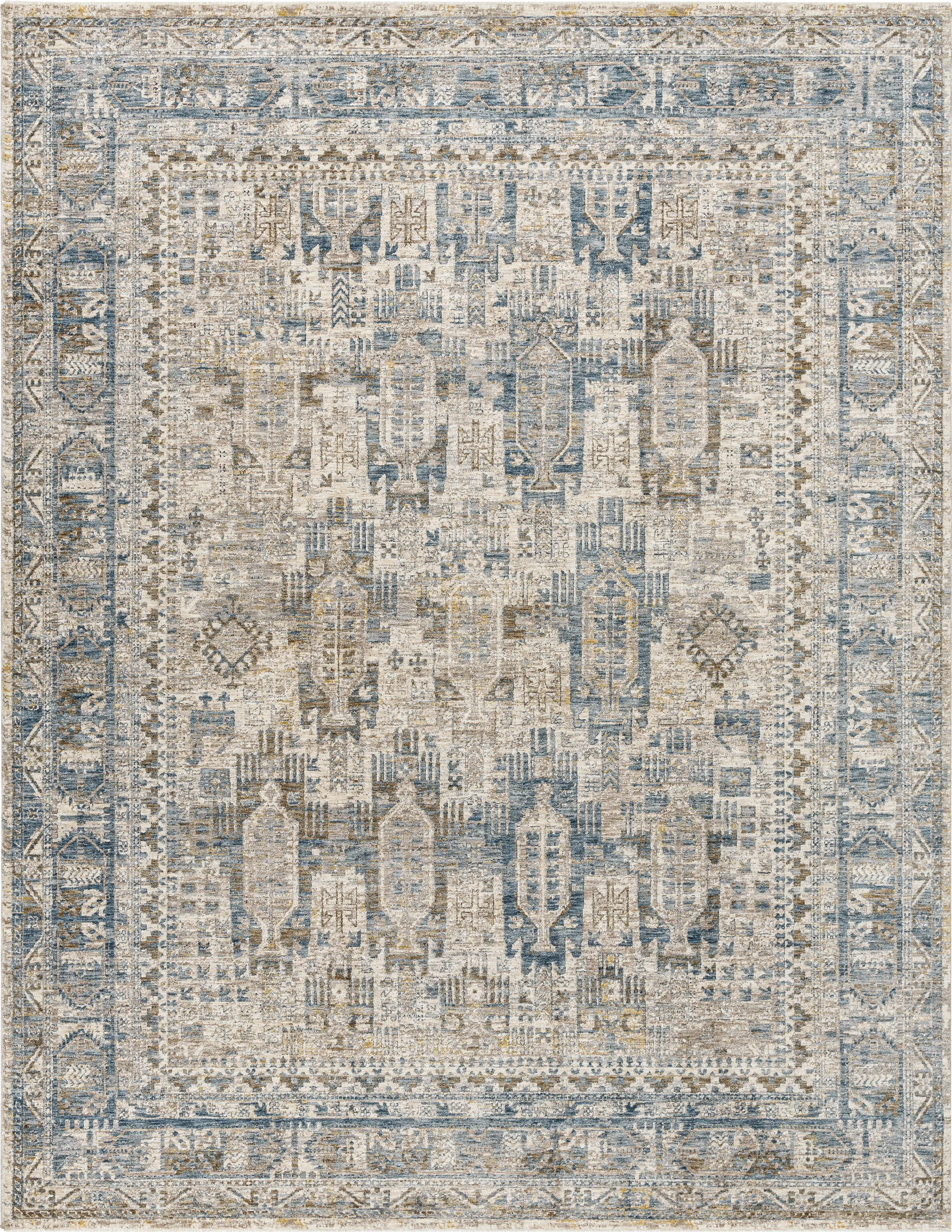 Falworth Blue 5' x 7'5 Rug - Thumbnail - Image 1