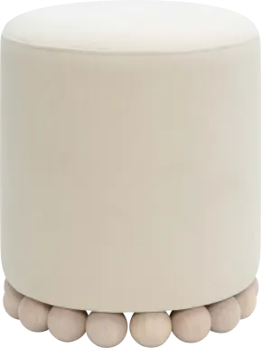 Fosbak II Cream Ottoman