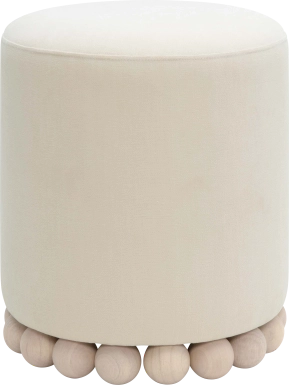 Fosbak II Cream Ottoman