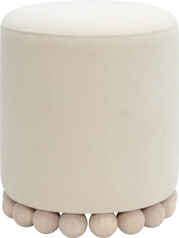 Fosbak II Cream Ottoman