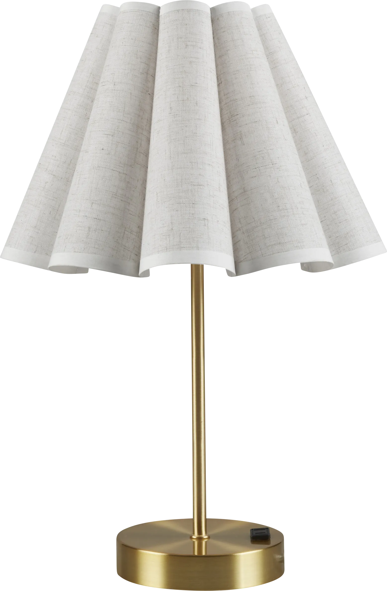 Hazlett Oaks Gold Lamp