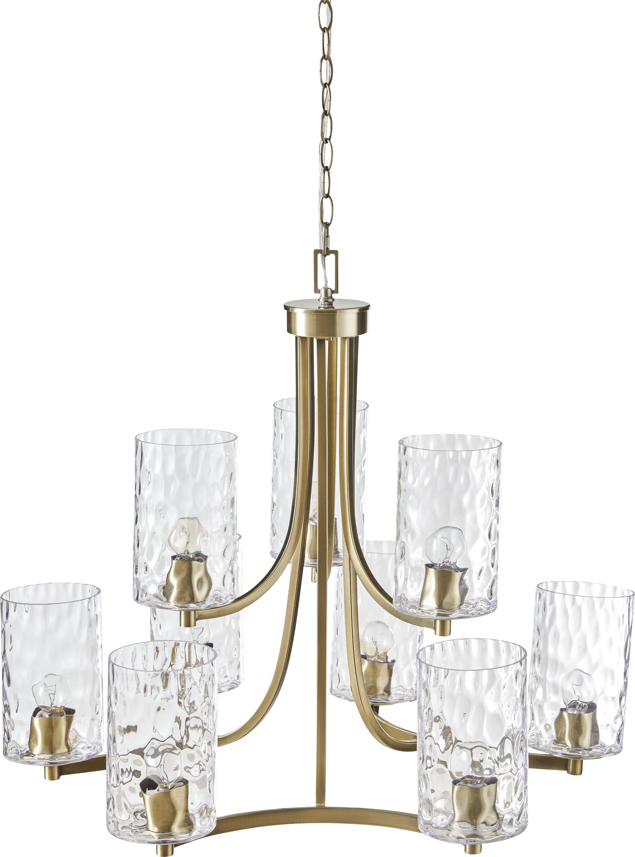 Scovel Cay Brass Chandelier - Thumbnail - Image 1